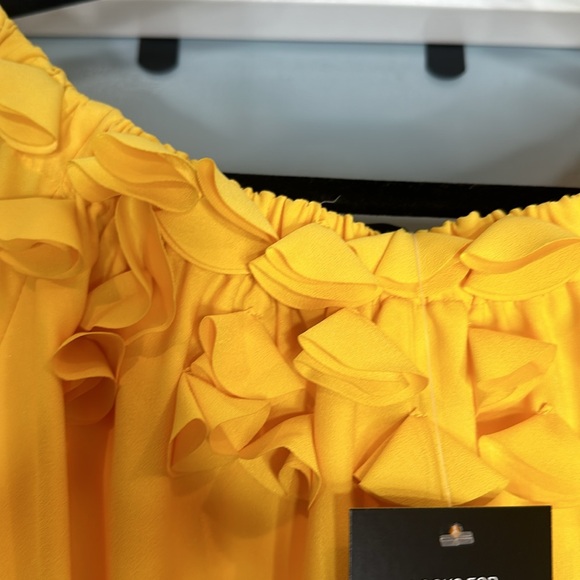 Brand new Boston Proper 3d Floral Bubble Sleeve Shift Dress! Never worn - Picture 9 of 9